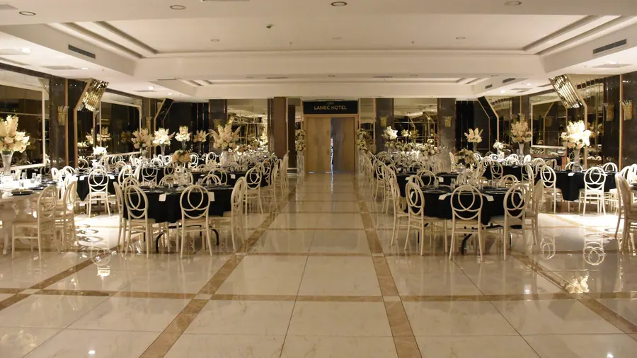 Wedding hall overview