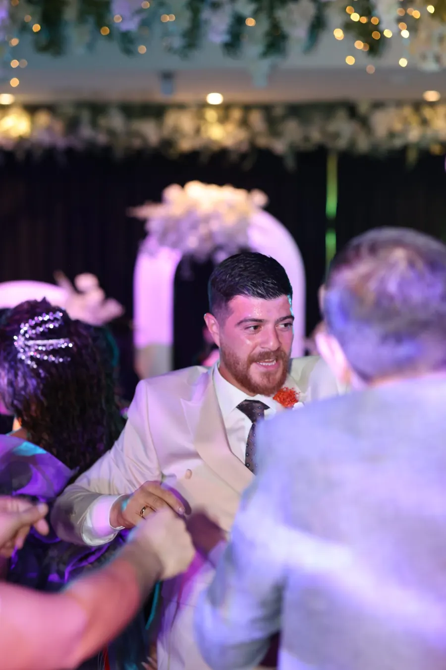 The couple on the dance floor